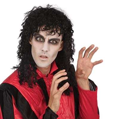 Image of Bristol Novelty BW716 Weird Guy Wig, Black, One Size
