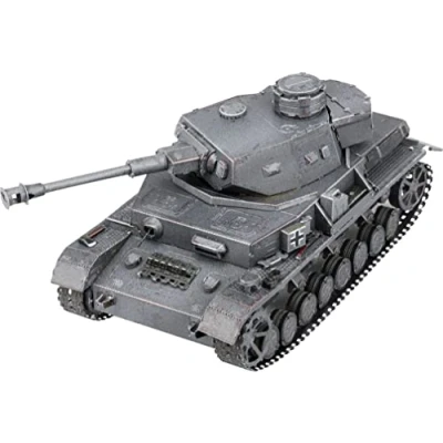 Image of Metal Earth Premium Series Panzer IV Tank 3D Model Kit Fascinations