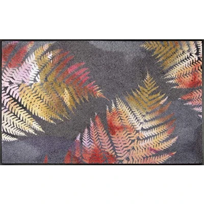 Image of Wash+Dry Doormat, Polyamide Back: Nitrile Rubber, Multicoloured, 75 x 120 cm