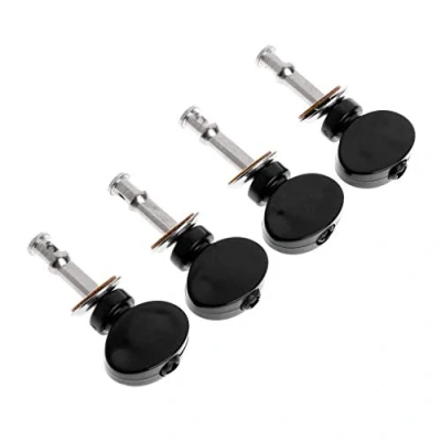 Image of SUCHUANGUANG 4 Pcs Ukulele Strings Tuning Pegs Pin Machines Tuners Friction Ukelele New Metal, Etc.