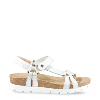 Image of Panama Jack Sally Basics, Women’s Wedge Heels Sandals, White, 7 UK (40 EU)