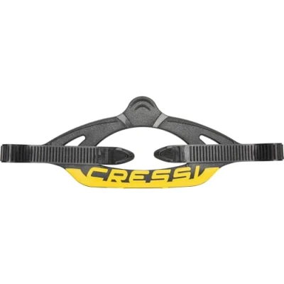 Image of CRESSI Original Strap for Professional Scuba Mask Series C Black/Gold Diving and Snorkeling Masks, C_Black/Gold, One Size Unisex