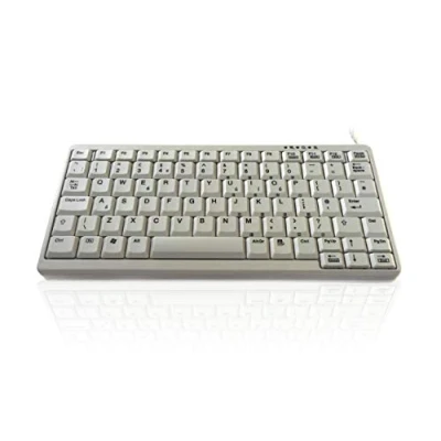 Image of Accuratus K82A USB &amp; PS2 Premium Mini Scissor Key Keyboard Off White