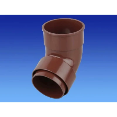 Image of Wavin OSMA 68MM Round downpipe 67.5 Degree Offset Bend 0T025 (Grey)