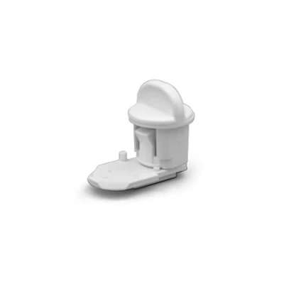 Image of Thetford RV Camper Hatch Compartment Thumb Operated Lock Polar White PN 94156