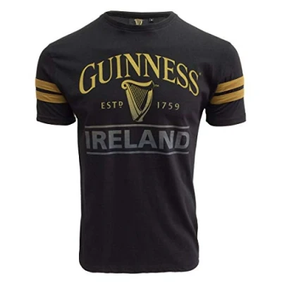 Image of Black/Deep Tan Guinness T Shirt (XXX Large)
