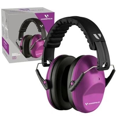 Image of Vanderfields Kids Ear Defenders Noise Cancelling Headphones for Sound Blocking Earmuffs Autism Protection Boys, Girls, Toddlers &amp; Children Age 3 16 Year Old 26dB SNR