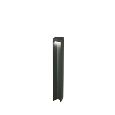 Image of KURT LED Outdoor Bollard Black, 4000K, IP54, Non Dim