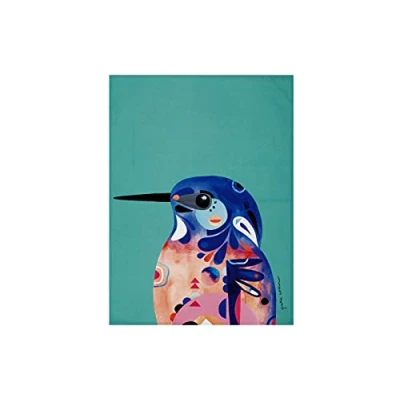 Image of Maxwell &amp; Williams Pete Cromer Tea Towel Kingfisher