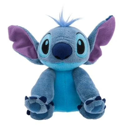Image of Disney Store Official Stitch Mini Bean Bag. Lilo &amp; Stitch, 17cm/7, Small Cute Plush Stuffed Animal, Cuddly Soft Toy Space Invader Features Detailed Sculpting, for Funs