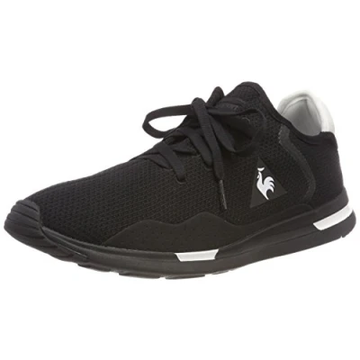 Image of Le Coq Sportif Solas Sport Gum Mens Black Trainers Size UK 9