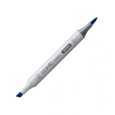 Image of COPIC Ciao Coloured Marker Pen (BV 04) Blueberry, For Art &amp; Crafts, Colouring, Graphics, Highlighter, Design, Anime, Professional Beginners, Supplies Colouring Books