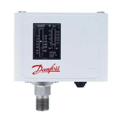 Image of 060110866 060 110866 DANFOSS KP36 PRESSURE SWITCH, G1/4 MALE PRES CON, 17 BAR, SPDT
