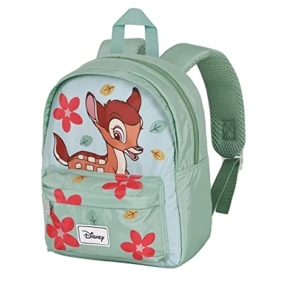 Image of Disney Bambi Fall Joy Preschool Backpack, Green, 9 x 22 27 cm, Capacity 5 L