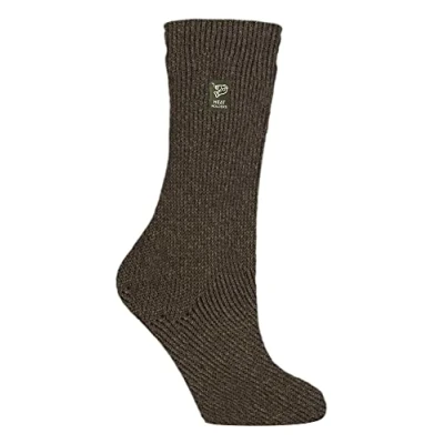 Image of HEAT HOLDERS Mens Knee High Angling Socks Thermal Outdoor Long Fisherman for Winter (6 11, Forest Green)