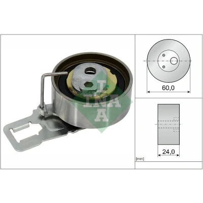 Image of 3646453 Tensioner Pulley, timing belt INA 531 0829 10 FORD: FIESTA 6, FOCUS 3, 7, PEUGEOT: 208 I Hatchback, 508 Saloon, 2008 Estate