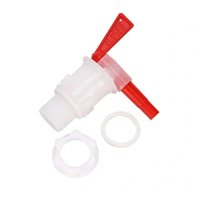 Image of TOPINCN Beer Bucket Tap Red Plastic Bottling Spigot for Brewing Fermenter