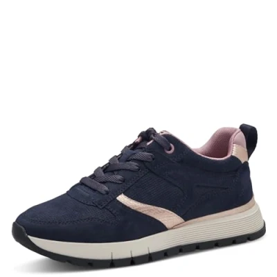 Image of Tamaris 1 23728 41 Women&#039;s Trainers Sneaker, Navy Comb, 4 UK