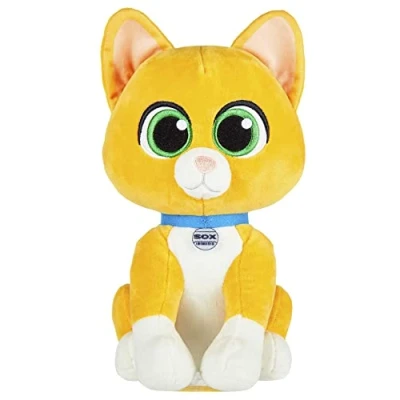 Image of Mattel Disney and Pixar Lightyear Sox Plush Character Toy, Movie Inspired Soft Doll for Play Time or Nap Time, Sound Feature in English, Ages 3 Years &amp; Up, HHC69