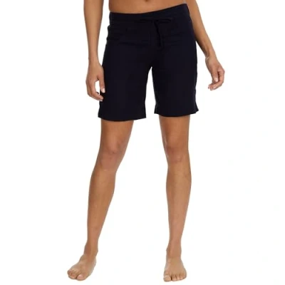 Image of undercover lingerie Ladies Linen Shorts 52A247 Navy 12