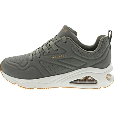 Image of Skechers Women&#039;s TRES AIR UNO Sneaker, Olive, 7 UK
