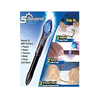 Image of Magic Quick 5 Second UV Light Fix Liquid Glass Welding Compound Glue Repair Pen