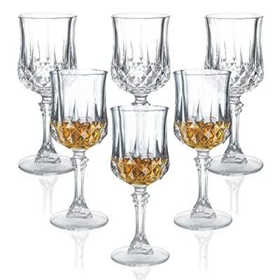 Image of Shot Glasses Set of 6 Cordial 1.7oz/50ml/Whiskey Glasses/Tequila/Limoncello/Sherry Glass…