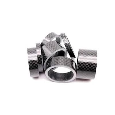 Image of Ahead Stem Spacer 28.6mm Set1 1/8 2/3/5/8/10/12/15/20 mm Carbon Matt Glossy new (glossy)