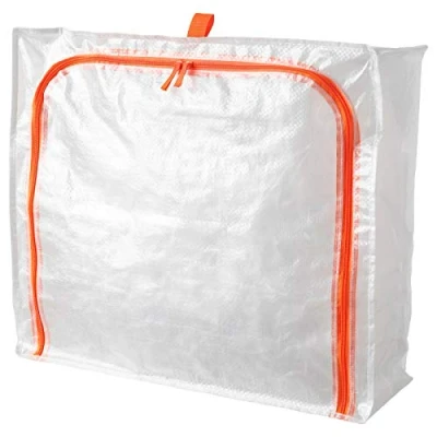 Image of Ikea Parkla Storage case, 55x49x19 cm (22x19x7, polypropylene)