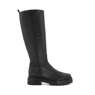 Image of Dune Ladies TRISTINA Casual Knee High Boots Size UK 6 Flat Heel