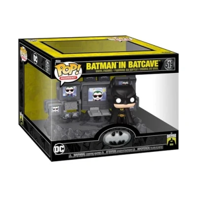 Image of Funko Pop! Moments: BM 85th Batman In Batcave 1989 Collectable Vinyl Figure Gift Idea Official Merchandise Toys for Kids &amp; Adults Movies Fans Model Collectors