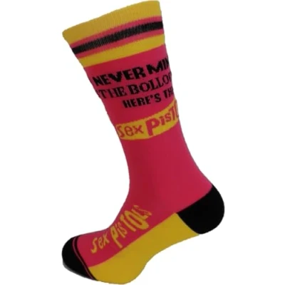 Image of Mazeys Mens Classic Officially Licensed Rock Socks… (Pink NMTB)