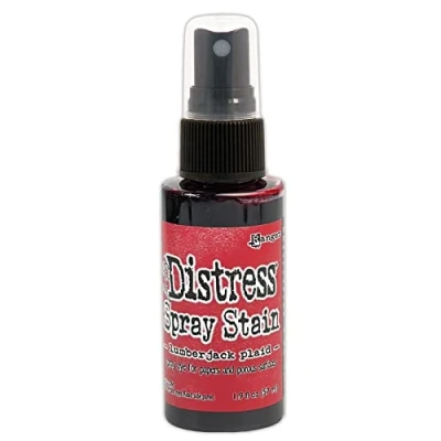 Image of Ranger Tim Holtz Distress Spray Stain Lumberjack Plaid, 57 ml (1.9fl oz)