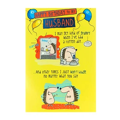 Image of Husband Birthday Card for Him Funny