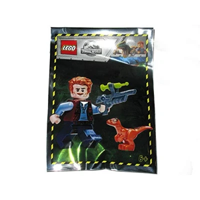 Image of LEGO Jurassic World Owen with Baby Raptor foil pack
