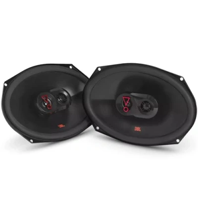 Image of JBL Stage3 9637 3 way car speaker set by Harman Kardon 375 watt speakers oval box large 6&quot; x 9&quot; (152 mm 230 mm), black