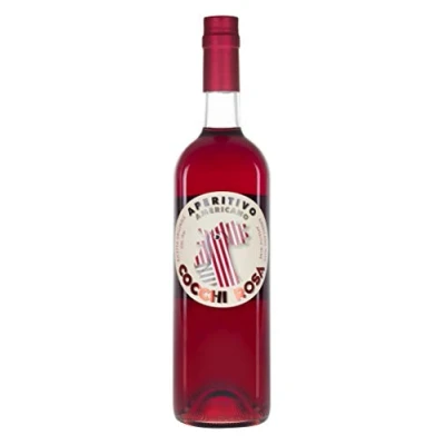 Image of Cocchi Rosa Americano Italian Aperitif, 75cl, 16.5 Percent, Aperitivo with Summer Berry and Floral Notes, Ideal in a Spritz