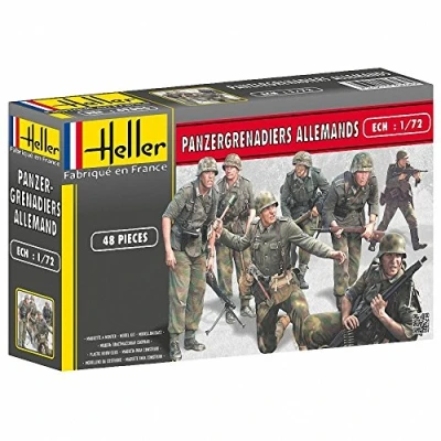 Image of Heller 49606&quot; Panzergrenadiers Allemands Plastic Model Kit, 1:72 Scale