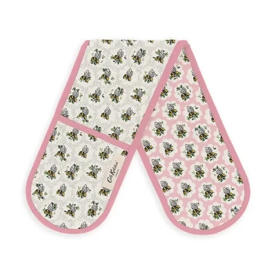 Image of Cath Kidston Provence Bee Double Oven Glove