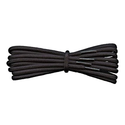 Image of Fabmania Black Round Work Boot Laces 180cm 4mm