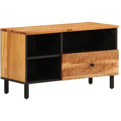 Image of vidaXL TV Cabinet 80x33x46 cm Solid Wood Acacia