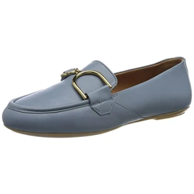 Image of Geox Women&#039;s D Palmaria Moccasin, Sky, 4 UK