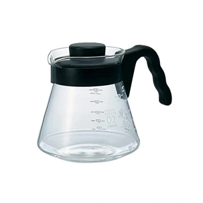 Image of Hario CD Cafetière Coffee Server V60 02 700ml, Glass, 700 milliliters, Transparent