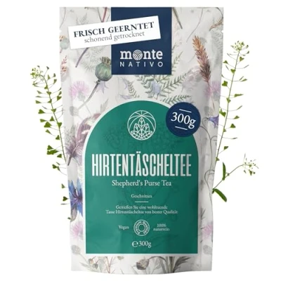 Image of Shepherd’s purse Tea Monte Nativo (300 g) 100% pure and natural with no additives herb as herbal or a gift Aromatic Hot Ice