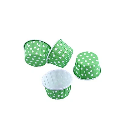 Image of 100 x Mini Paper Cupcake Cases Muffin Wrappers, Multi Colour