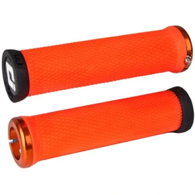 Image of Old Dutch International ODI MTB Elite Motion Lock On 2.1 D33MTO O Grips 130 mm Clamp Rings Orange