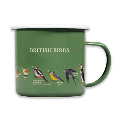 Image of RSPB Everyday Mugs Enamel Mug Free as a Bird