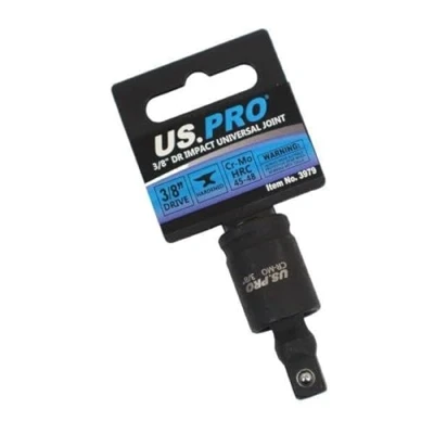 Image of US PRO Tools 3/8&quot; Drive Universal Impact Socket Joint Wobble Swivel Extension 3979