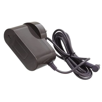 Image of Paxanpax PFC1372 3 Pin UK Mains Plug Vacuum Cleaner Battery Charger Fits Dyson V10, SV12, V11 SV14, V15 SV22, Steel Grey, Plastic