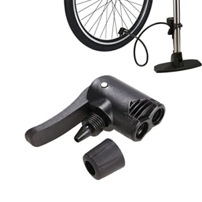 Image of Bicycle Bike Cycle Tyre Tube Replacement Presta Dual Head Air Pump Adapter Valve